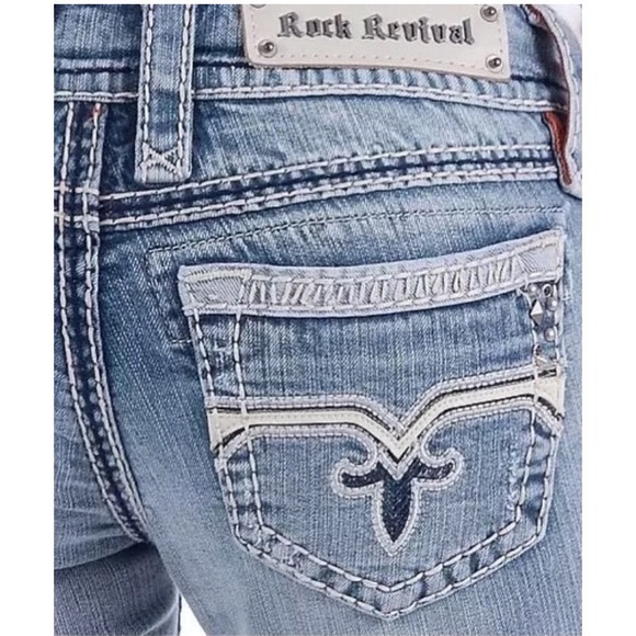 Rock Revival Denim - Rock Revival Susan Straight Jeans Size 27 Like NEW